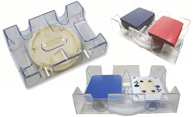 מתקן מסתובב לקלפים פרספקס