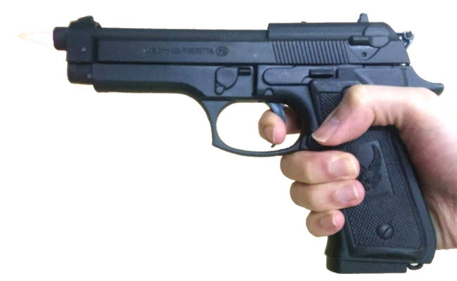 אקדח מצית ברטה 9 מ"מ שחור A