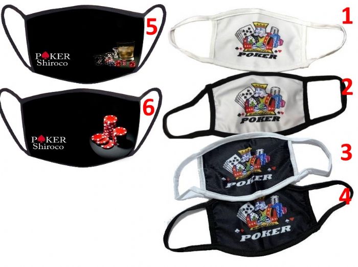 מסיכת POKER שירוקו לקורונה להגנה גבוהה