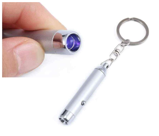 פנס UV לסימונים מוסתרים