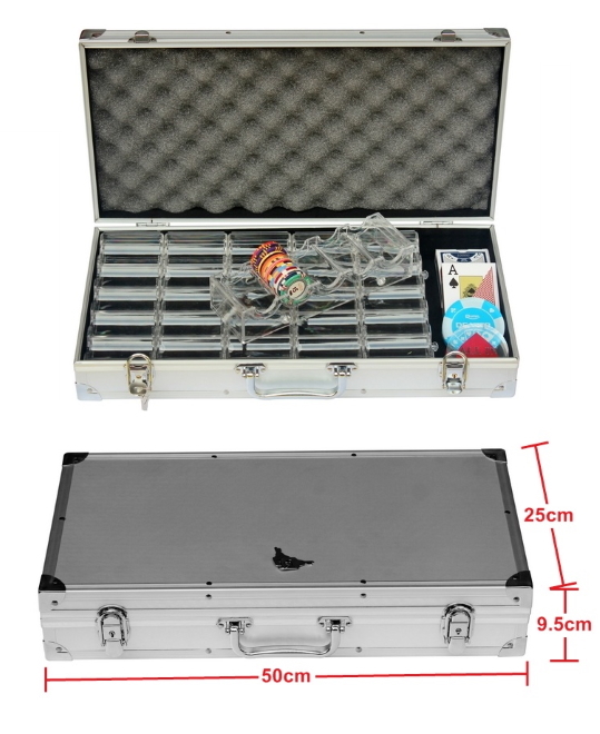 בקרוב במלאי, מזוודת פוקר גדולה ריקה ל 600 ז'יטונים