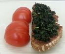 קייל –  Kale(כרוב עלים) על פרוסת לחם שיפון