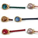 זוג סיכות אבנים טובות