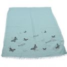 צעיף חלק פרפרים