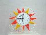 Rays of Sunshine-Stained Glass Desktop clock