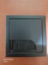 פנל עליון שחור לשולחן 80x80mm ללא שקעים + מברשת שערות MCC-B3