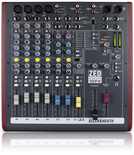 מיקסר Allen & Heath ZED6010FX