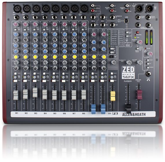 מיקסר Allen & Heath ZED6014FX