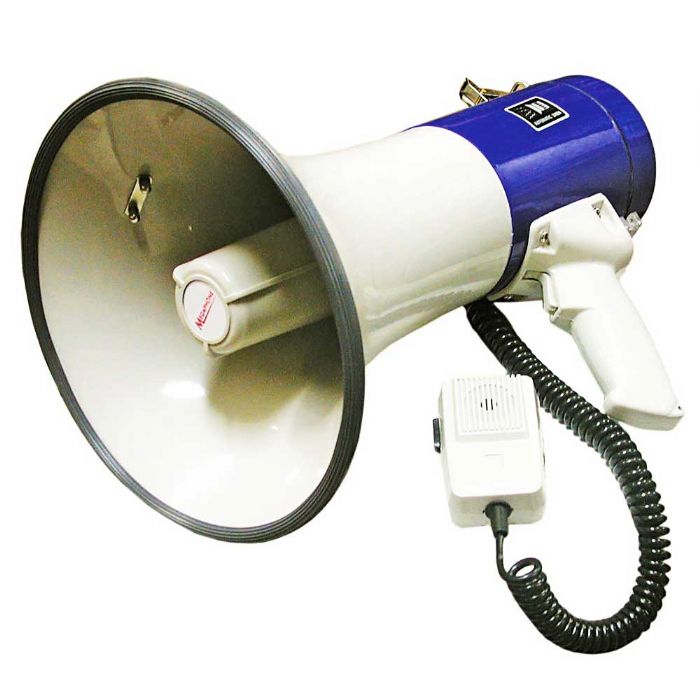 מגפון מקצועי 25W עם מיקרופון נשלף