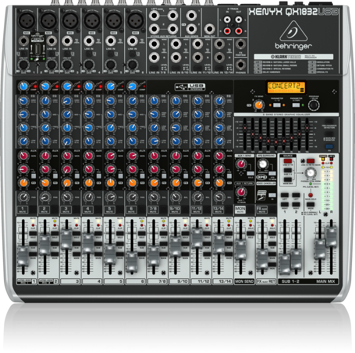 מיקסר Behringer XENYX QX1832USB