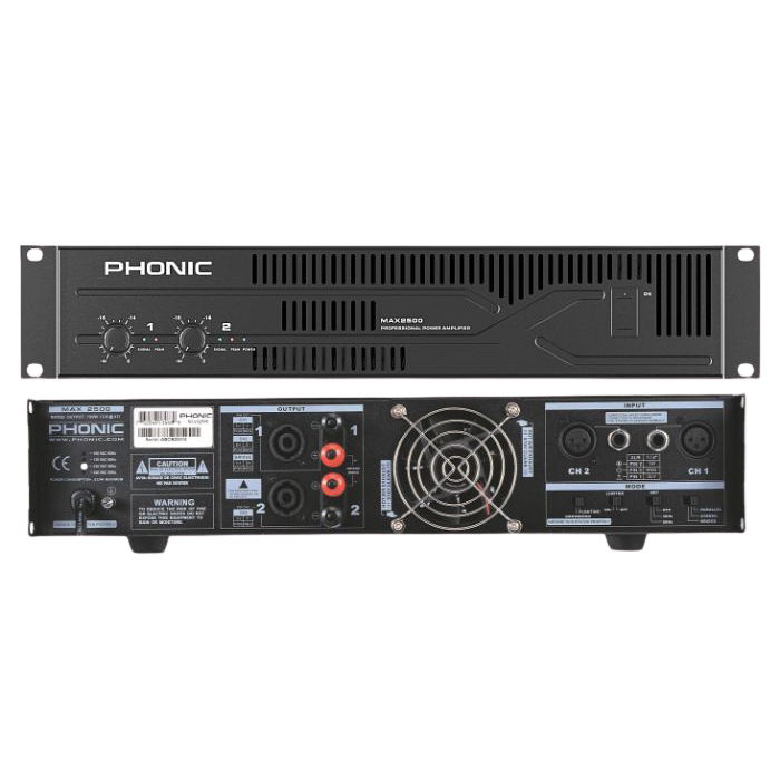 מגבר כוח Phonic MAX2500