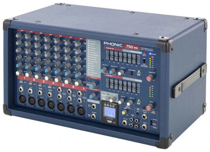 מיקסר מוגבר Phonic POWERPOD 750RW