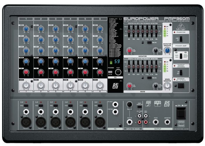 מיקסר מוגבר Behringer PMP960M