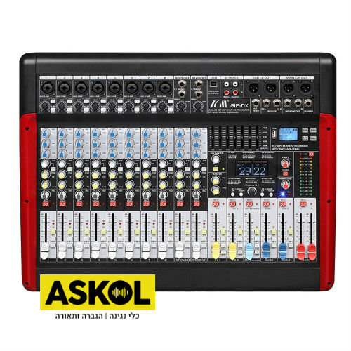 מיקסר 12 ערוצים מקצועי ICM G12-DX