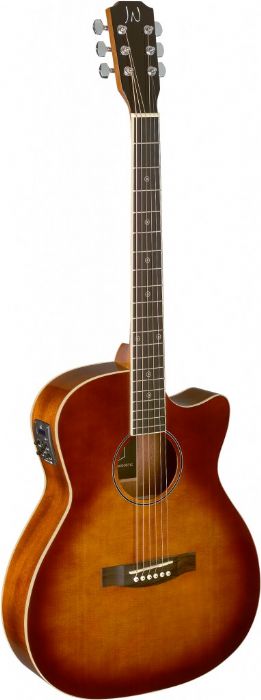 גיטרה אקוסטית מוגברת James Neligan Guitars BES-ACE DCB