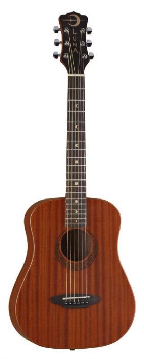 גיטרה אקוסטית Luna Guitars SAF MUS MAH