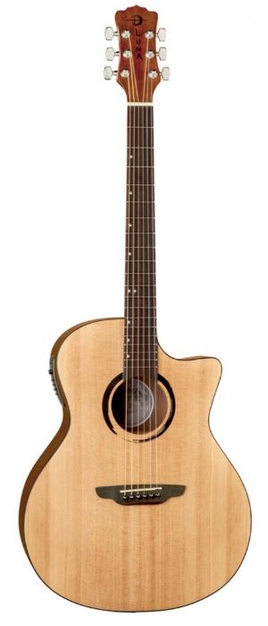 גיטרה אקוסטית מוגברת Luna Guitars WABI E GC
