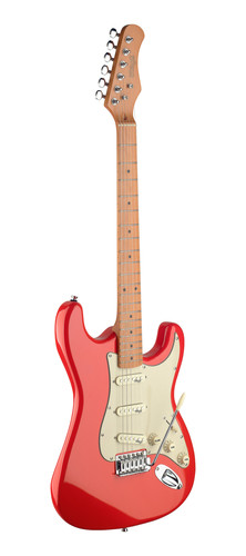 גיטרה חשמלית בצבע אדום James Neligan Guitars SES50MFRD