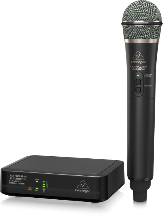 סט אלחוטי בודד 2.4GHz מיק ידני BEHRINGER ULM300MIC