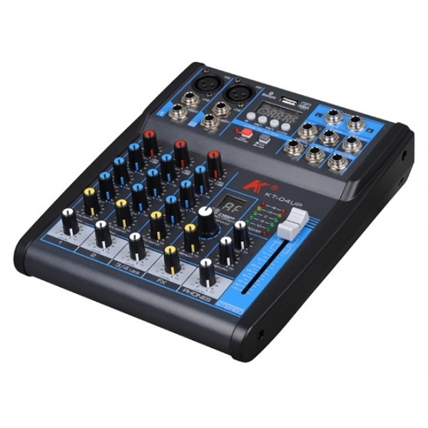 מיקסר 4 ערוצים עם אפקטים Karsect KT-04UP