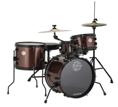 מערכת תופים 4 חלקים LUDWIG POCKET KIT LC178 025 WR