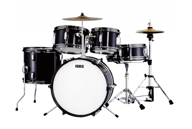 סט תופים ג'וניור 5 חלקים אדום "16 בס Fleet FLT-JD-5-WR