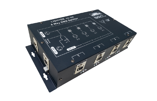 מפצל DMX‏ 4 ערוצים Lightek
