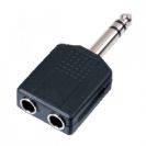 מפצל PL6.3 fX2-PL6.3 m