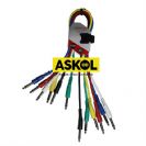 סט 6 כבלים PL מונו 50 ס"מ