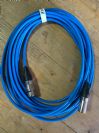 כבל XLR-XLR פרימיום בצבע כחול 6 מטר Lidge