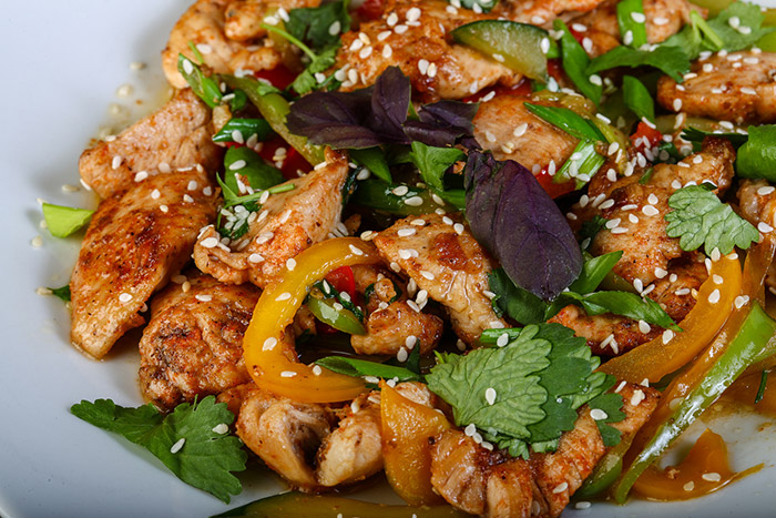 דוכן מוקפץ בשרי