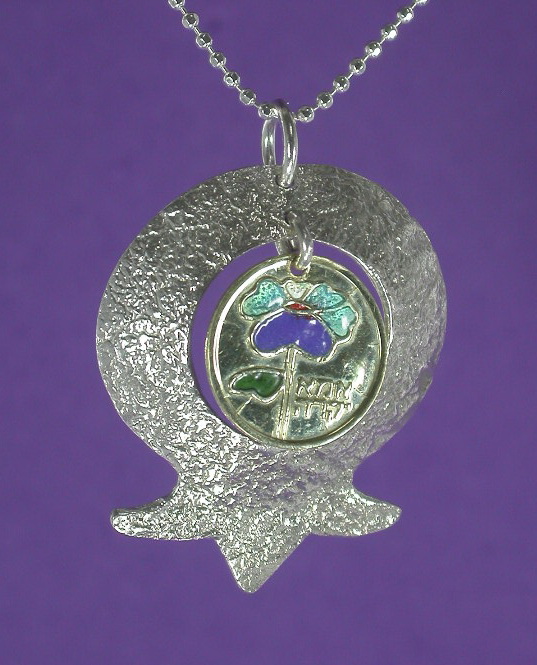 POMEGRANTE whith GOLD COIN DEAR MOM