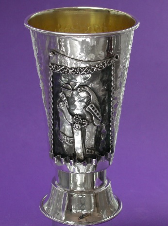 Chatan and Kala Kiddush Goblet