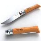 סכין אופינל OPINEL קרבון מס 8  (שפיץ חד)