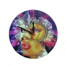 שעון קרמיקה עגול