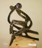זוג, פסל ברזל קטן מידות, בתערוכה 2007, ת"א