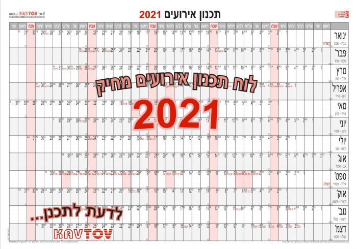 תכנון שנת 2021