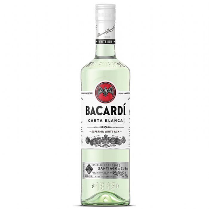 רום בקרדי קרטה בלנקה Bacardi Carta Blanca תמונה של רום בקרדי קרטה בלנקה Bacardi Carta Blanca