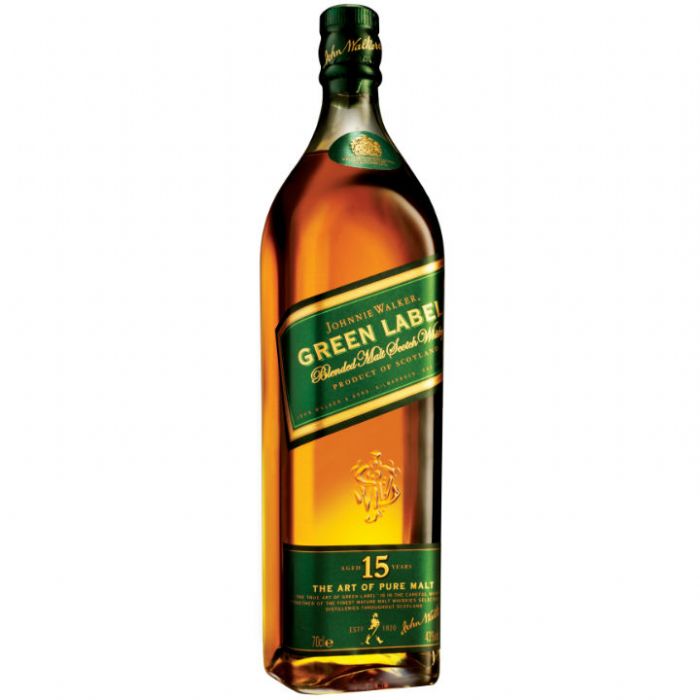 וויסקי ג'וני ווקר גרין לייבל Johnnie Walker Green Label תמונה של וויסקי ג'וני ווקר גרין לייבל Johnnie Walker Green Label