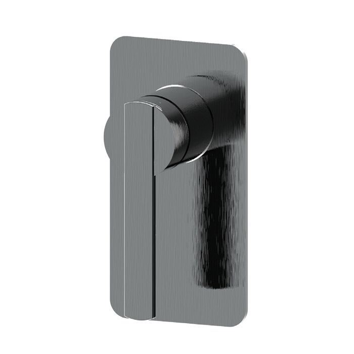 ברז תה״ט 3 דרך - GUN METAL