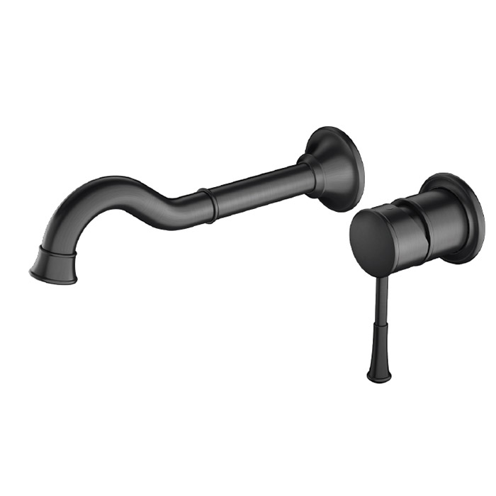 ברז תה״ט לקערת רחצה ענתיק למטבח - GUN METAL