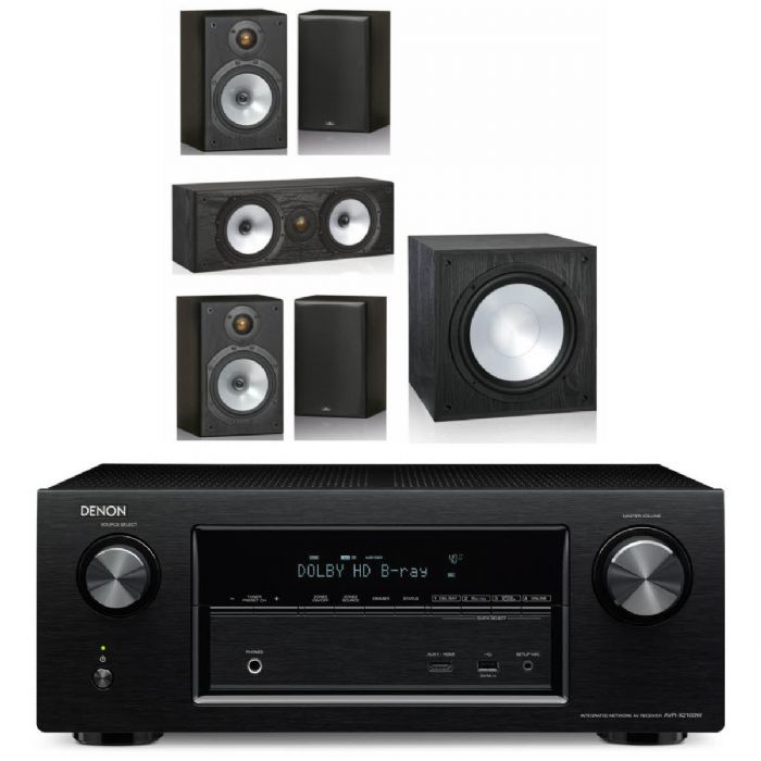 קולנוע ביתי Denon AVRX550+Monitor Audio MR Set+Morel Sub