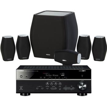 קולנוע ביתי Yamaha RXV385+Monitor Audio MASS5.1