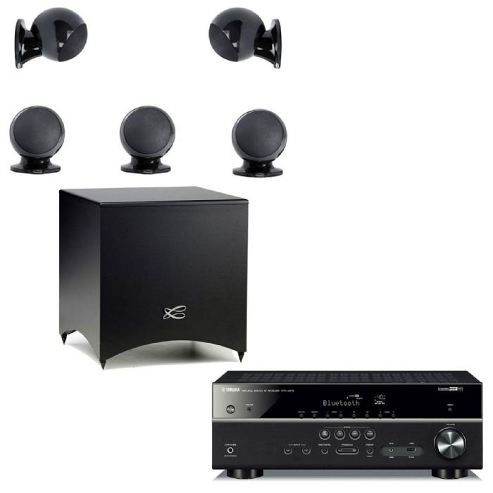 קולנוע ביתי Yamaha RXV385+Cabasse Alcyone 2 set