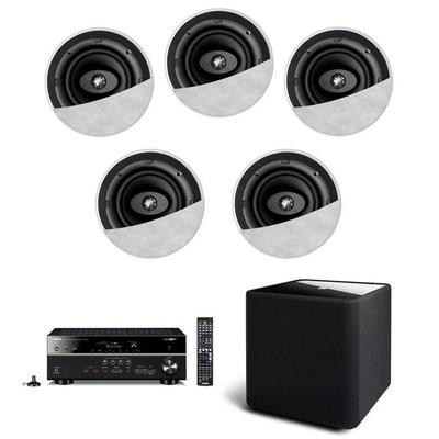 קולנוע ביתי Yamaha RXV385+Paradigm C65R Set+Morel Sub8x