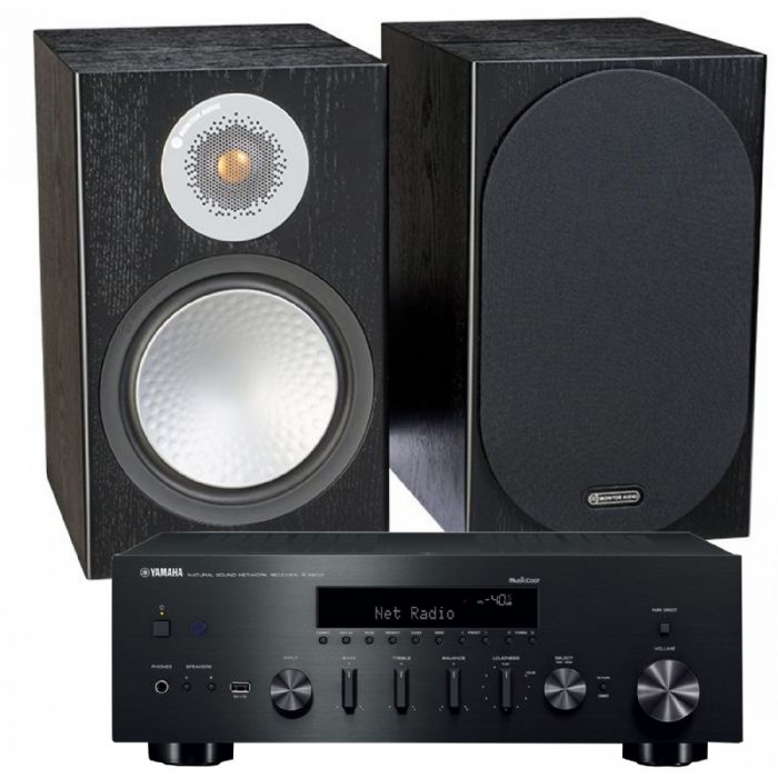 מערכת סטריאו Yamaha RN301+Monitor Audio Silver 50