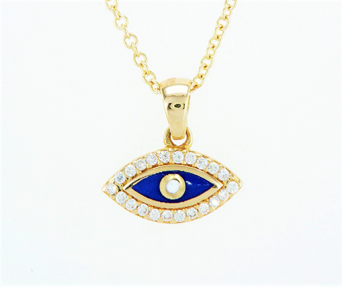 תליון עין זהב 14K