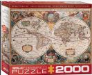 פאזל 2000 חלקים - מפת עולם עתיקה - EUROGRAPHICS  8220-1997