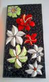 תמונת פרחי הפסיפס שלי בתלת מימד- מיחזור צלחות פורצלן  -  My Mosaic Flowers - Recycling poreclain plate