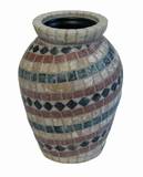 אגרטל בספירלה - אבן ---נמכר--  Vase in spiral - Stone  Ǿ16x21